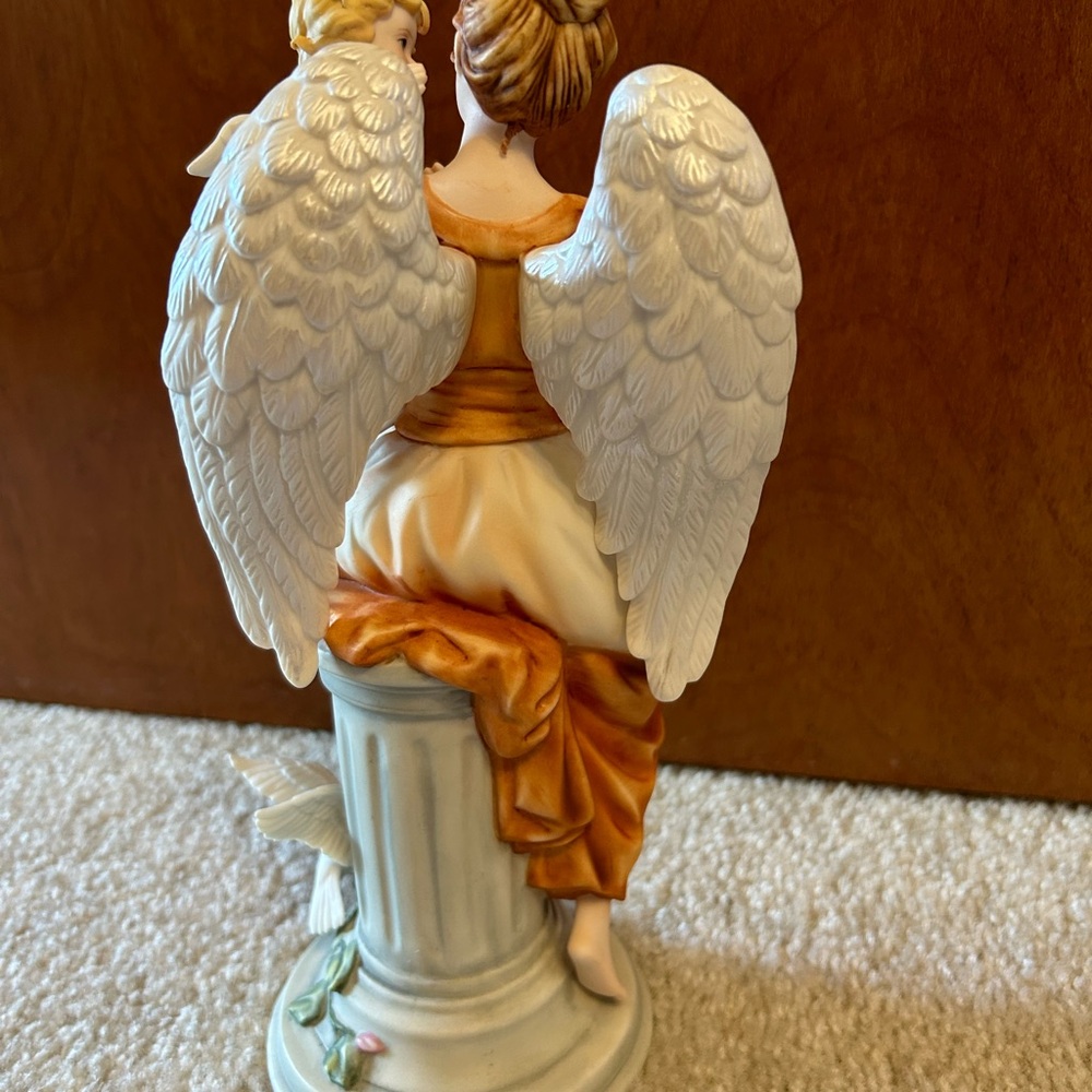 Charming Angel and Child Figurine - Picture 2 of 4